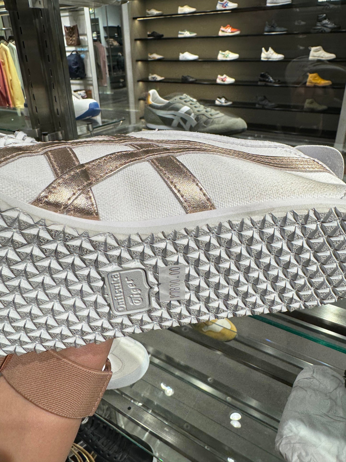[1 OnhandーRoseGold] Onitsuka Shoes - Mexico 66 (Rose Gold-25cm - Used, Like New)